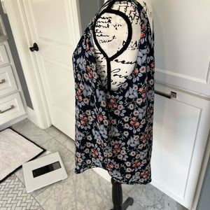 Loft v neck cami/tank floral